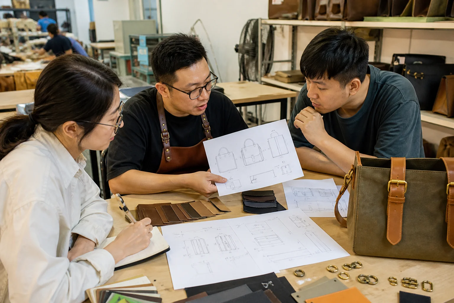 OEM design review with factory engineers